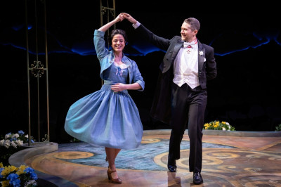 Addie Morales (left) and Erik Hellman in Marriott Theatre's 'The Sound of Music'