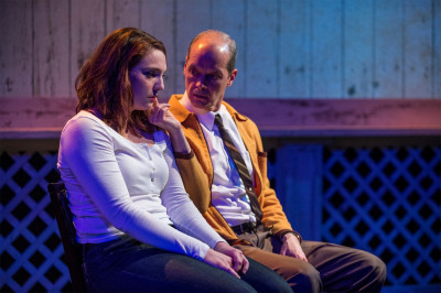 (left to right) Eliza Stoughton and Mark Ulrich in Raven Theatre’s production of HOW I LEARNED TO DRIVE.
