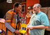 L-R: John N. Williams, Scott Westerman in Superior Donuts.