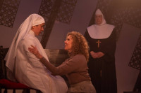 Soleil Pérez, Jacqueline Grandt and Debra Rodkin in Redtwist Theatre's production of "Agnes of God."