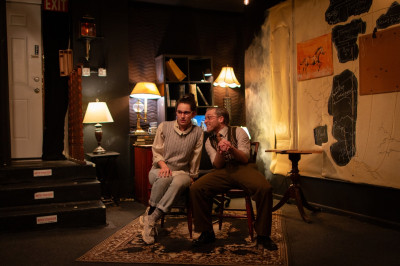 Eliana Deckner-Glick and Artem Kreimer in The Berlin Diaries.