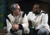 Kevin McKillip as King Leonetes and Kyle Haden as Camillio in First Folio Theatre's "The Winter's Tale"